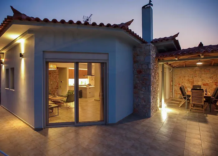 Aether Panorama Pool Retreat Villa Epáno Epídhavros