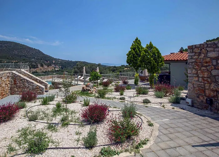 Villa Aether Panorama Pool Retreat Epáno Epídhavros