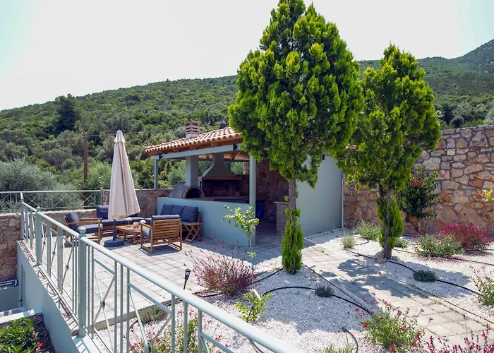 Aether Panorama Pool Retreat Epáno Epídhavros